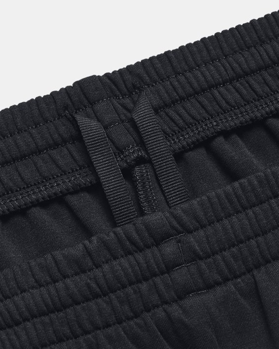 Men's UA Unstoppable Fleece Shorts in Black image number 4